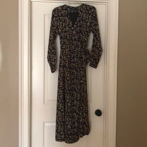 Caara Floral Wrap Dress